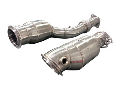 MAD BMW S58 Catted Downpipes M3 M4 G80 G82 G83 W/ No CEL Guarantee & Flex Section