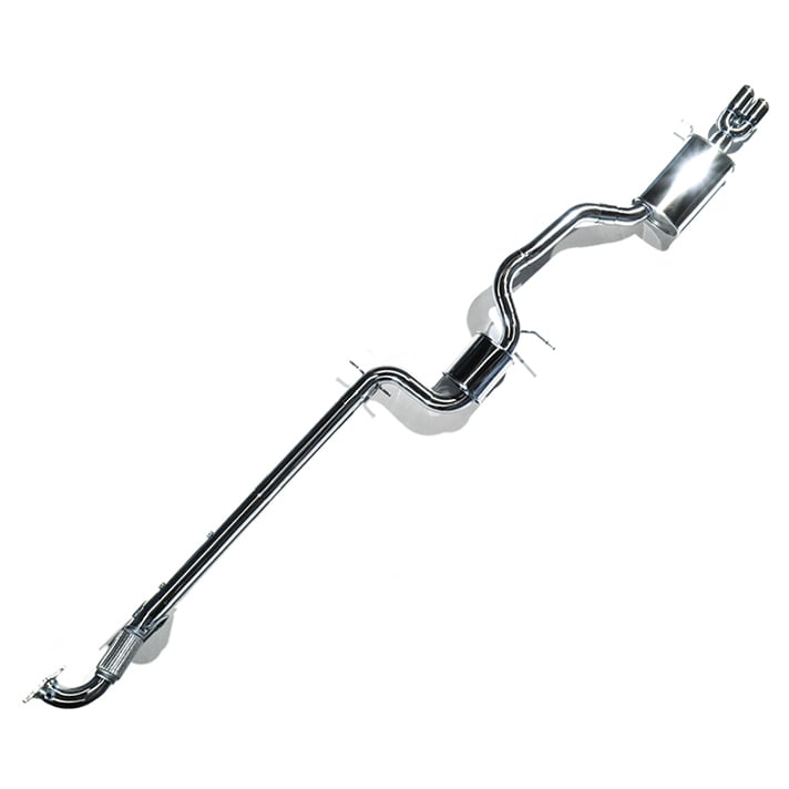 CTS Turbo VW MK6 Jetta 2.0TSI Gen1 3" Turbo-back Exhaust with High-Flow Cat