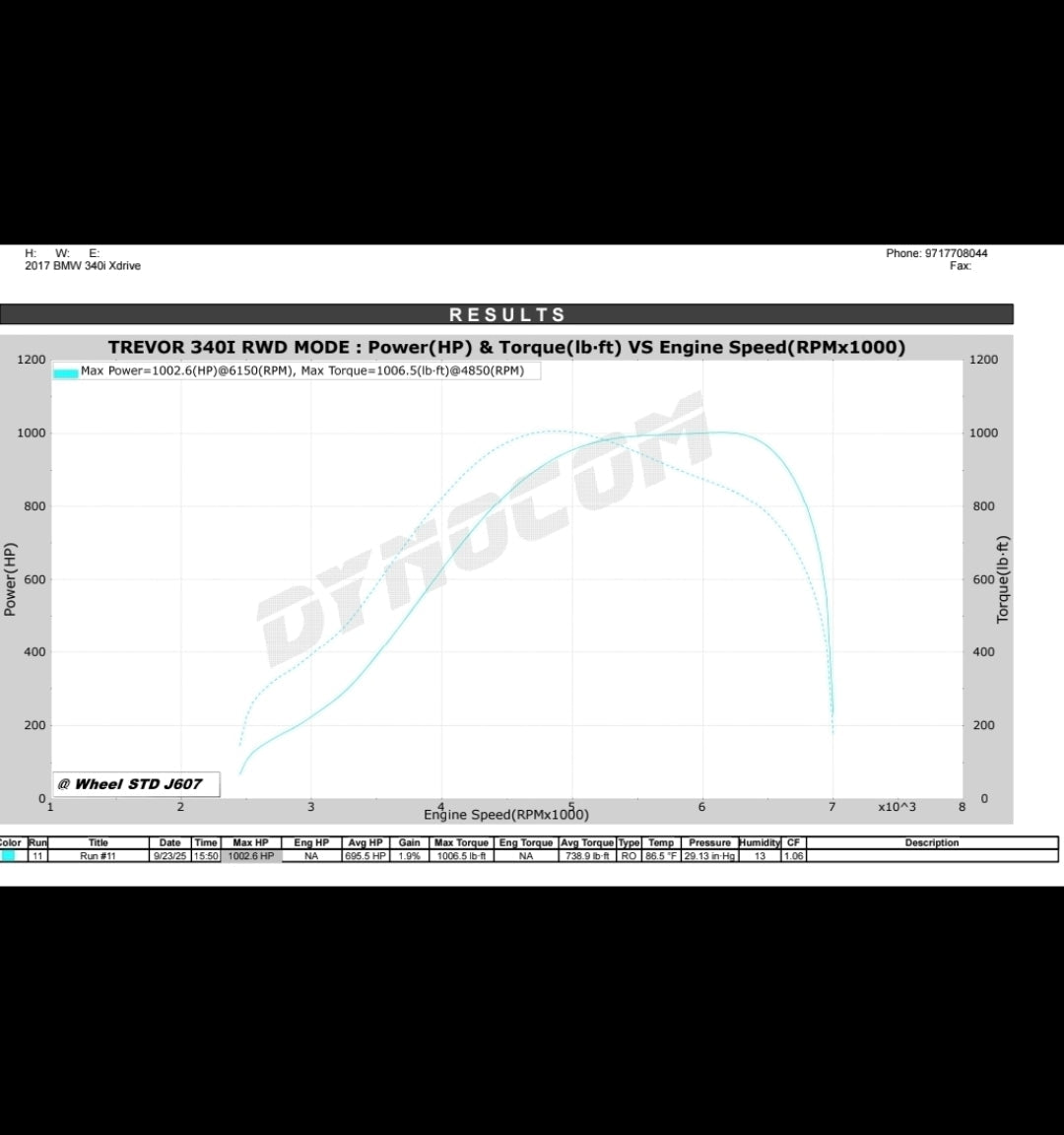 Dynamic Autowerx BMW B58 Gen1 Ultra Flow 6969