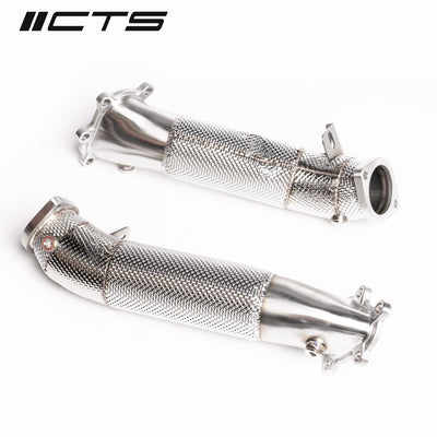 CTS Turbo Nissan R35 GT-R Cast Stainless Steel 3.5" Downpipes
