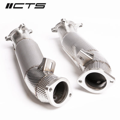 CTS Turbo Nissan R35 GT-R Cast Stainless Steel 3.5" Downpipes